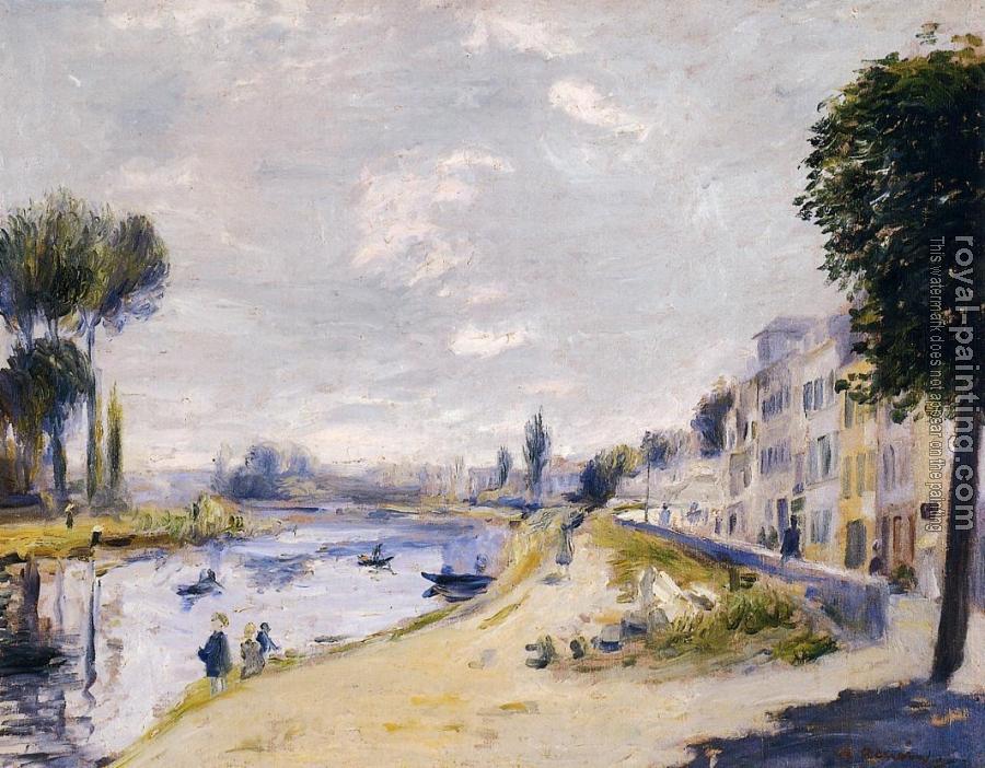 Pierre Auguste Renoir : The Banks of the Seine, Bougival